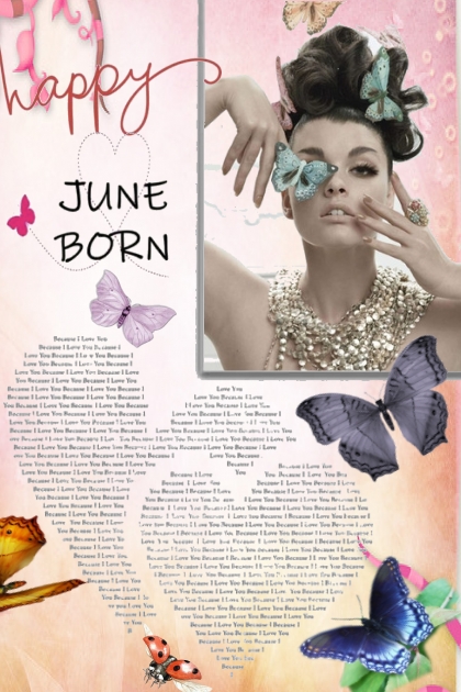 Happy June born- combinação de moda