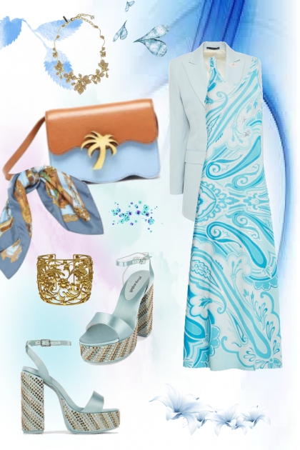 Summer turquoise- Combinaciónde moda