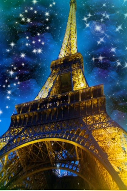 Starry night over Paris
