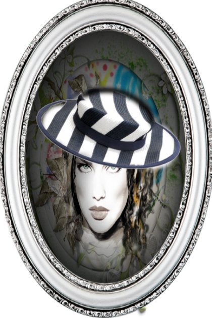 Striped hat- Combinaciónde moda