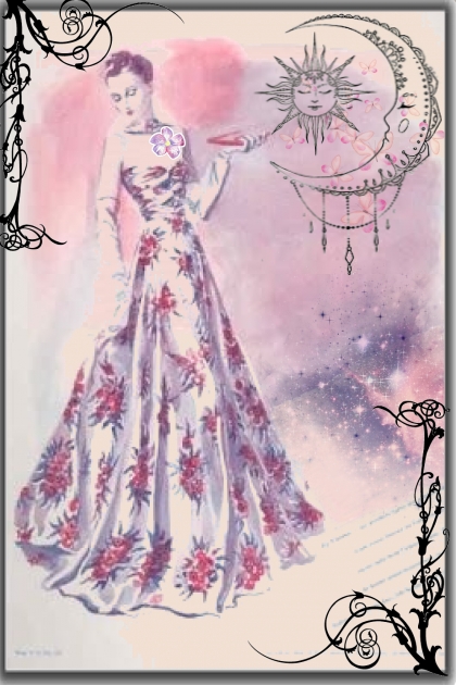 A purple dress 3- Modna kombinacija