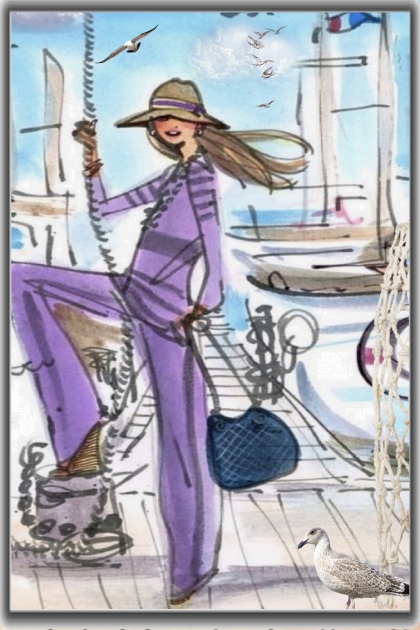 On the yacht- Combinaciónde moda
