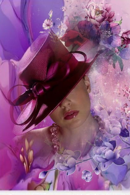 Purple rose- Combinaciónde moda
