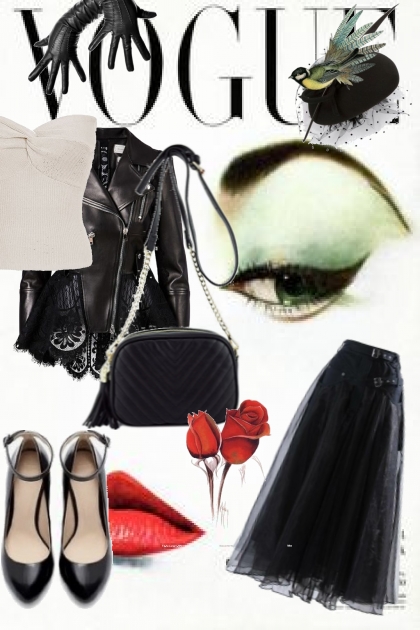 Lacy black 2- Модное сочетание