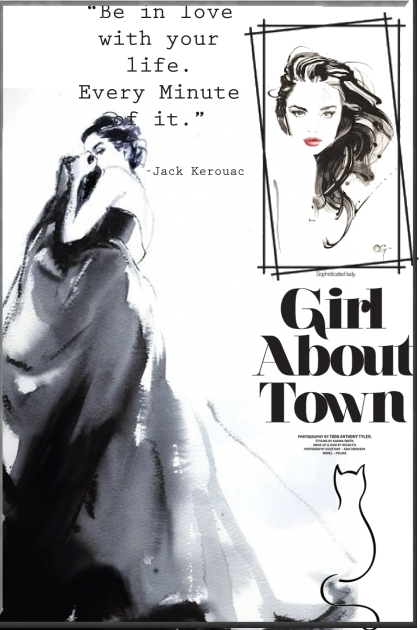 Girl about town- Combinazione di moda
