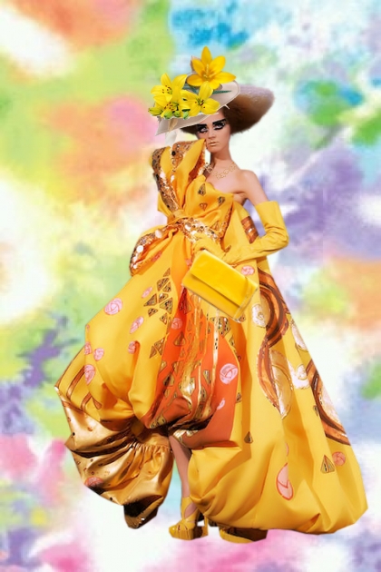 Sunny yellow outfit 2- Modekombination