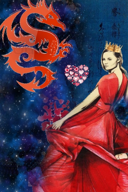 Dragon in love- combinação de moda