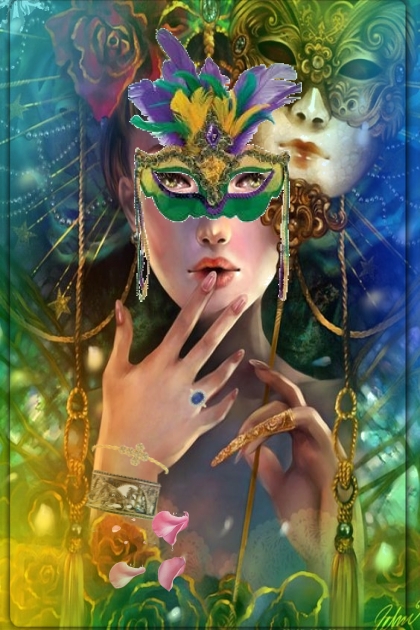 Beauty of masquerade- combinação de moda
