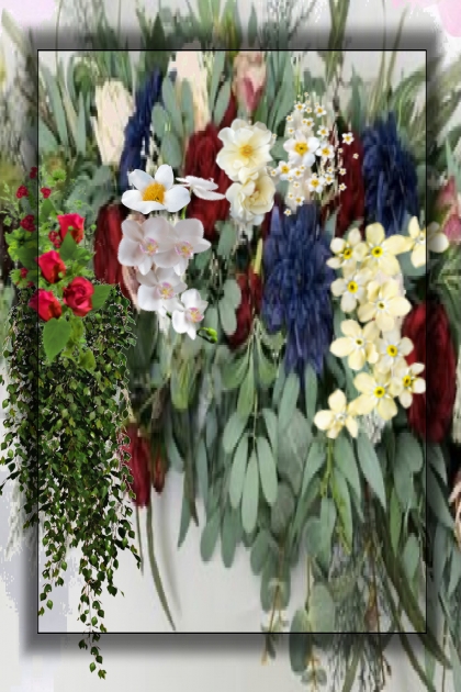 Multicolour flowers 2- Fashion set