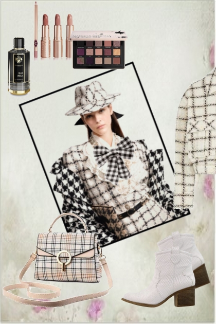 Checkered pattern 4- Fashion set