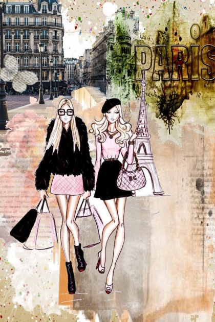 Stroll through Paris- Combinazione di moda