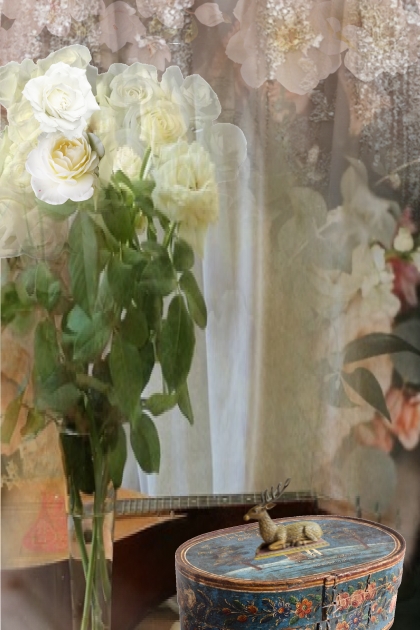 White roses 4- Модное сочетание