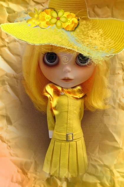 Lemon yellow- Fashion set