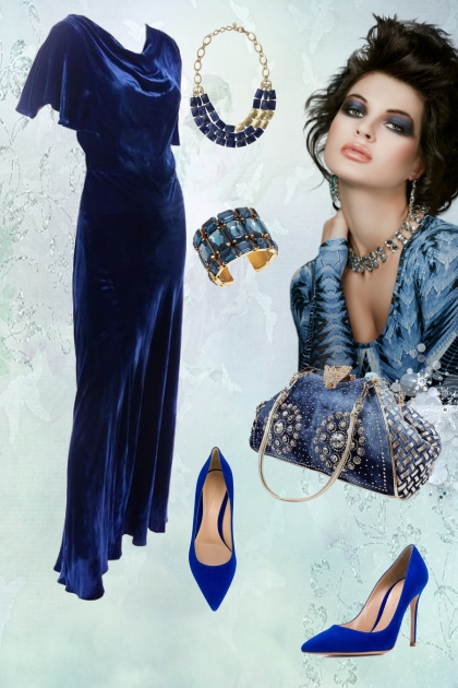 Royal blue 4- Combinazione di moda