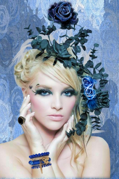 Blue rose 3- Fashion set
