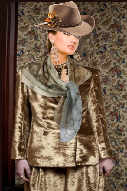 Elegant velvet- Модное сочетание