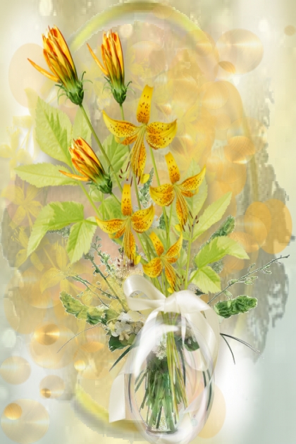 Golden lilies 3- Combinaciónde moda