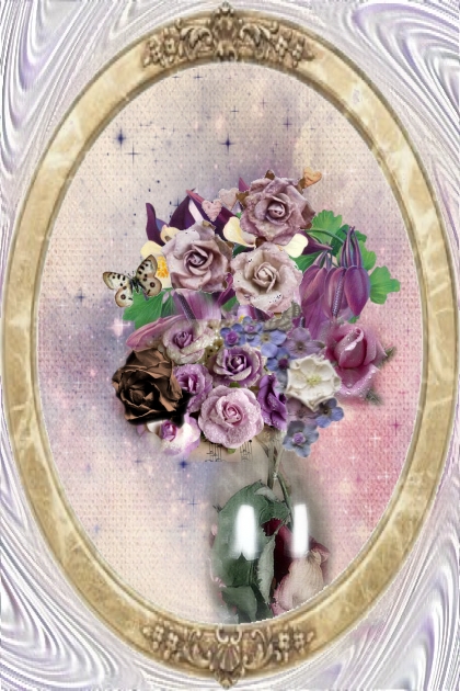 Purple flowers 5- Модное сочетание