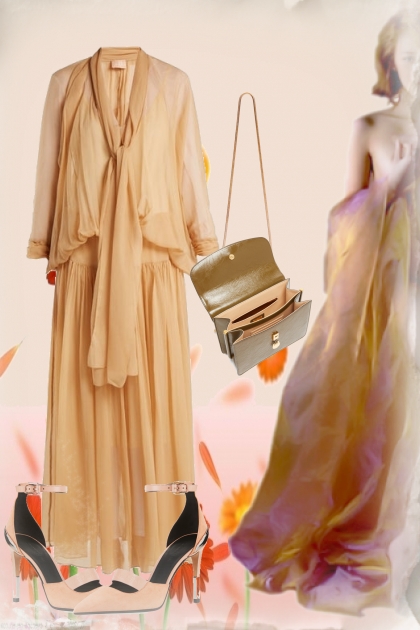Honey coloured outfit- Fashion set