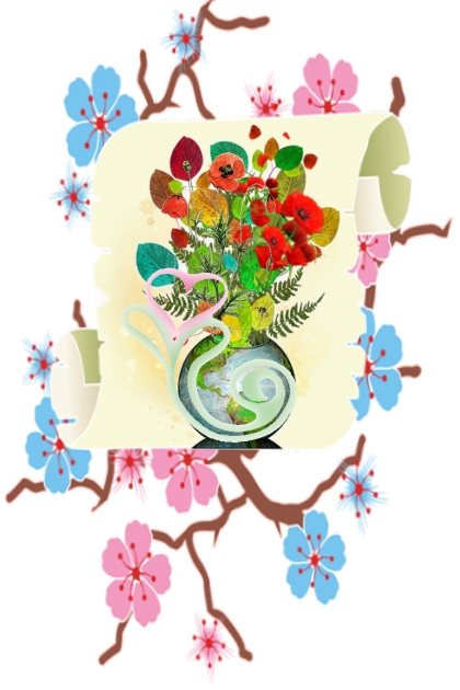 Flower vase 2- Modekombination