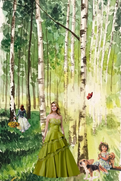 Sunny birch forest- Fashion set
