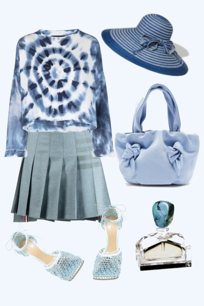 Light blue outfit 3- Combinazione di moda