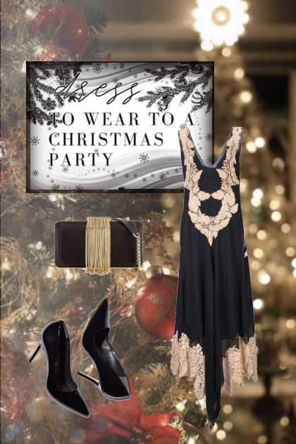 Dress to wear to Christmas party- Modna kombinacija