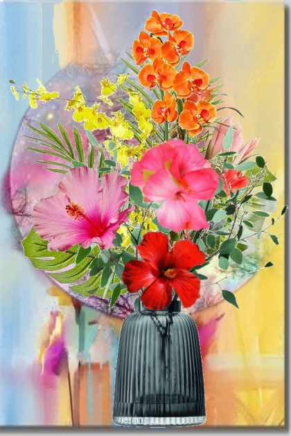 An exotic bouquet 2- Fashion set