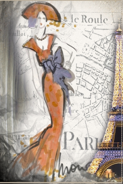 In Paris 3- Combinazione di moda