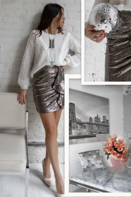 In silver colour- Combinazione di moda