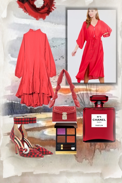 The colour of the party is red- Fashion set