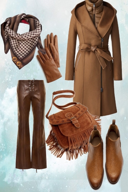 Winter brown- Combinaciónde moda