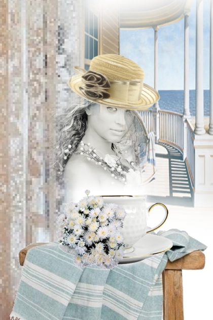 A cup of daisies- combinação de moda