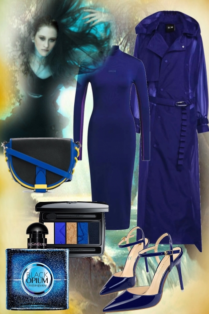 Night blue outfit 2- combinação de moda