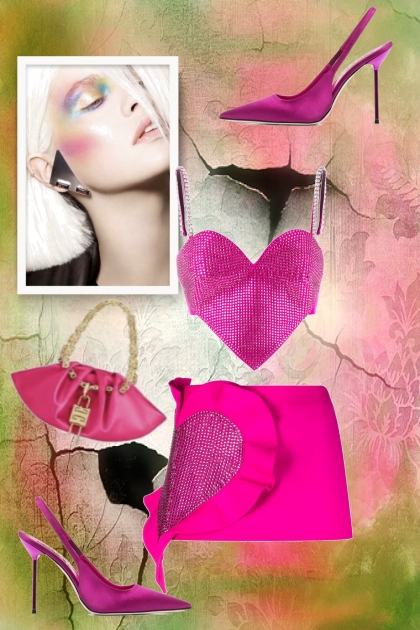 Outfit fot St. Valentine's Day- Fashion set