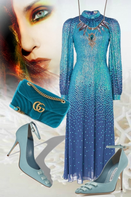 Seablue outfit- Combinazione di moda