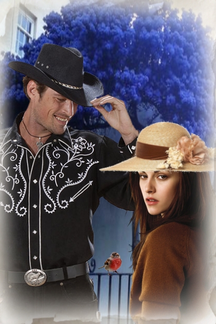 A lady and a cowboy 2- Modna kombinacija