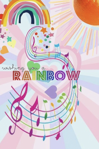 Wishing you a. rainbow- Modna kombinacija