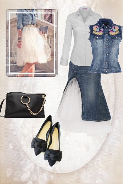 Romantic jeans outfits