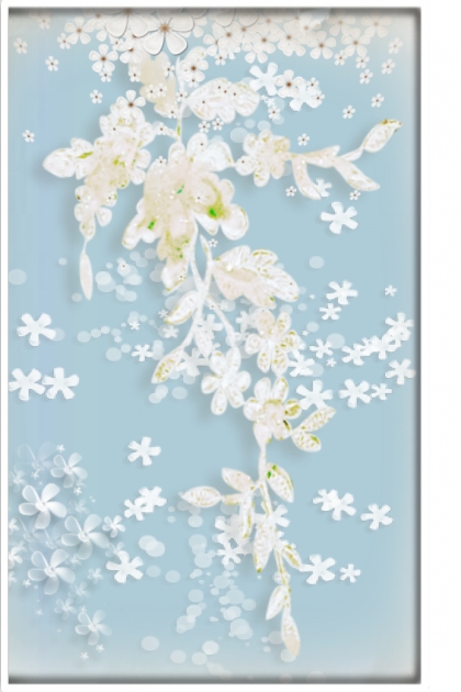 Lacy flower ornament- Combinazione di moda