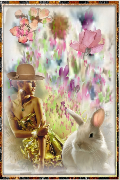 Little bunny with a girl- Modekombination