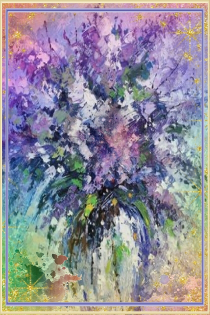 Lilac bouquet- combinação de moda