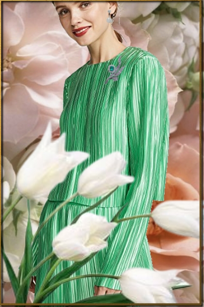 White tulips 2- Модное сочетание