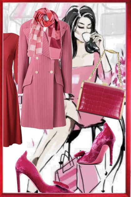 Reddish pink- Fashion set