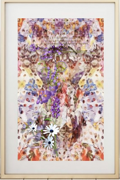 Flower mosaic 2- Modna kombinacija
