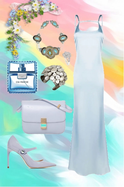 Turquoise and mother-of-pearls- Fashion set
