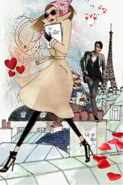 Paris romance- Modna kombinacija