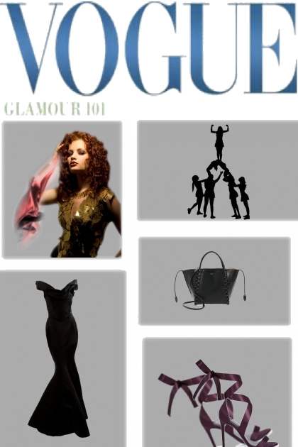 Vogue glamour- combinação de moda