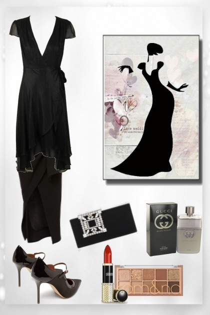Black glamour 4- Modna kombinacija