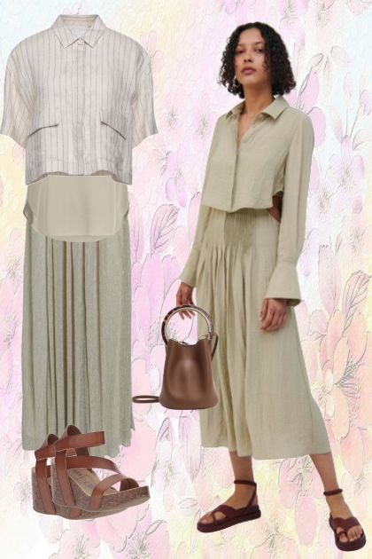 Boho linen outfits- Modna kombinacija